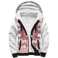 Personalized Italy Sardinia Sherpa Hoodie Baroque Motif