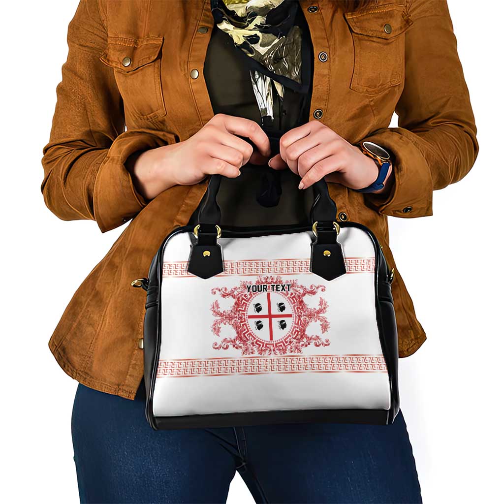 Personalized Italy Sardinia Shoulder Handbag Baroque Motif