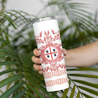 Personalized Italy Sardinia Skinny Tumbler Baroque Motif