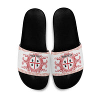 Personalized Italy Sardinia Slide Sandals Baroque Motif
