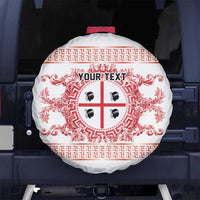 Personalized Italy Sardinia Spare Tire Cover Baroque Motif