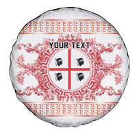 Personalized Italy Sardinia Spare Tire Cover Baroque Motif