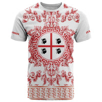 Personalized Italy Sardinia T Shirt Baroque Motif