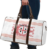Personalized Italy Sardinia Travel Bag Baroque Motif
