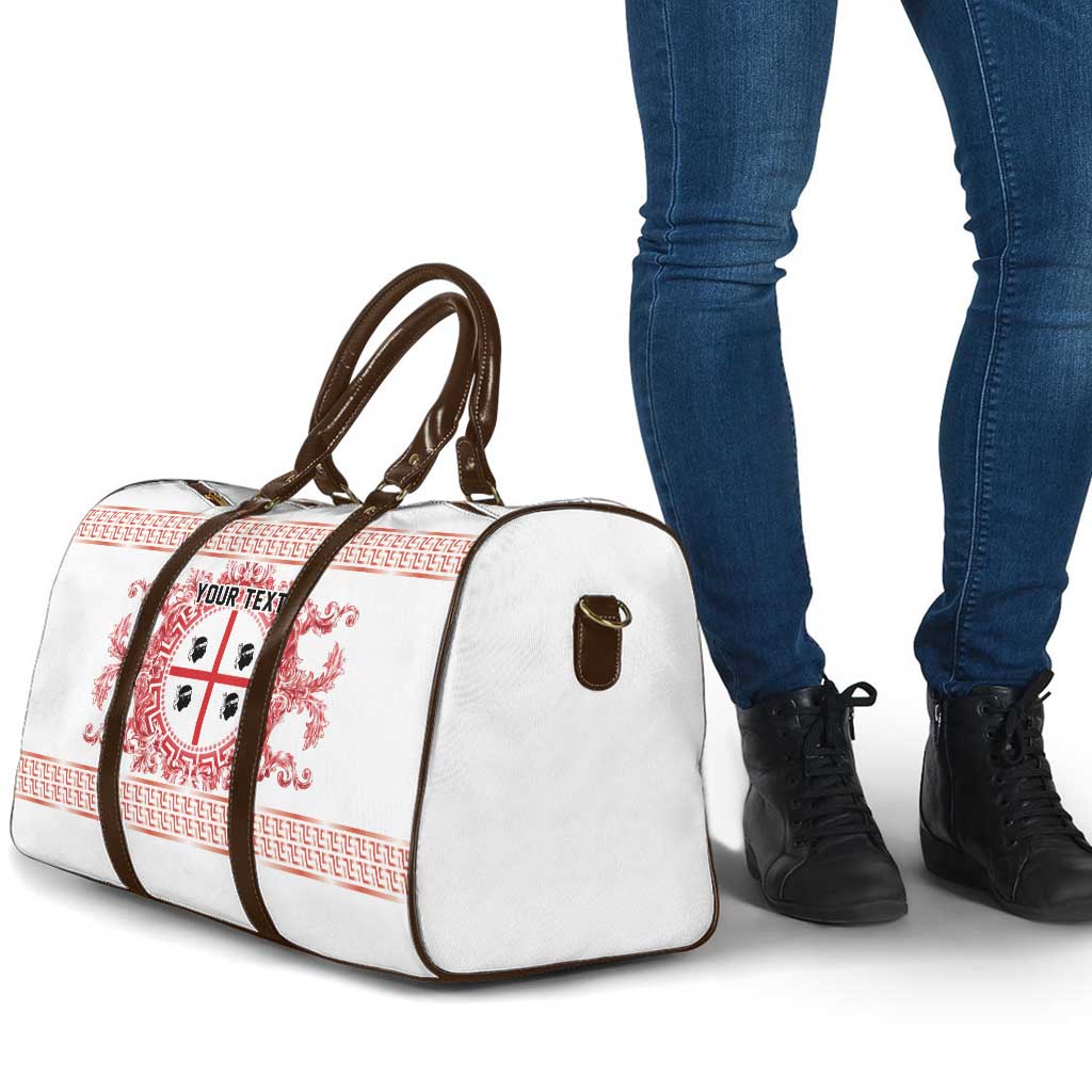 Personalized Italy Sardinia Travel Bag Baroque Motif