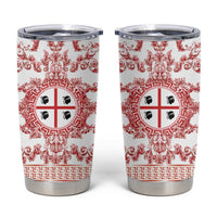 Personalized Italy Sardinia Tumbler Cup Baroque Motif