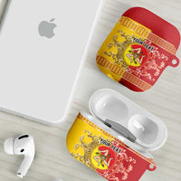Personalized Italy Sicily AirPods Case Baroque Motif