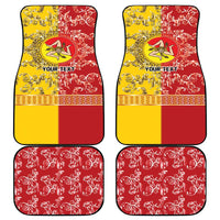 Personalized Italy Sicily Car Mats Baroque Motif