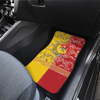 Personalized Italy Sicily Car Mats Baroque Motif