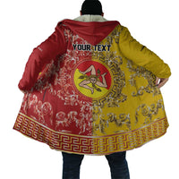 Personalized Italy Sicily Cloak Baroque Motif