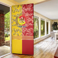 Personalized Italy Sicily Door Cover Baroque Motif