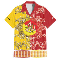 Personalized Italy Sicily Hawaiian Shirt Baroque Motif