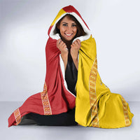 Personalized Italy Sicily Hooded Blanket Baroque Motif