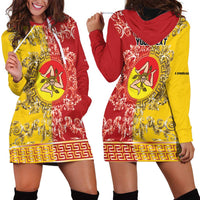 Personalized Italy Sicily Hoodie Dress Baroque Motif