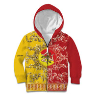 Personalized Italy Sicily Kid Hoodie Baroque Motif