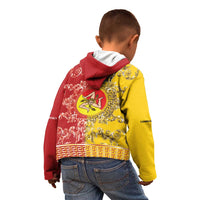 Personalized Italy Sicily Kid Hoodie Baroque Motif