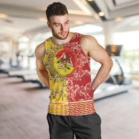 Personalized Italy Sicily Men Tank Top Baroque Motif