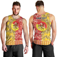 Personalized Italy Sicily Men Tank Top Baroque Motif
