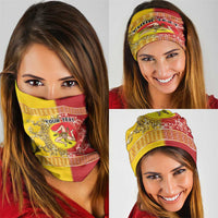 Personalized Italy Sicily Neck Gaiter Baroque Motif