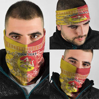 Personalized Italy Sicily Neck Gaiter Baroque Motif