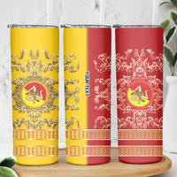 Personalized Italy Sicily Skinny Tumbler Baroque Motif