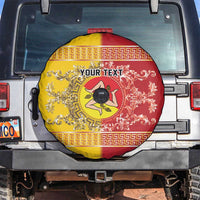 Personalized Italy Sicily Spare Tire Cover Baroque Motif