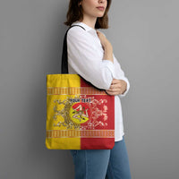 Personalized Italy Sicily Tote Bag Baroque Motif