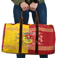 Personalized Italy Sicily Travel Bag Baroque Motif