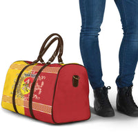 Personalized Italy Sicily Travel Bag Baroque Motif