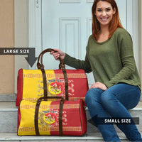 Personalized Italy Sicily Travel Bag Baroque Motif