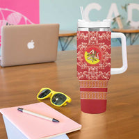 Personalized Italy Sicily Tumbler With Handle Baroque Motif