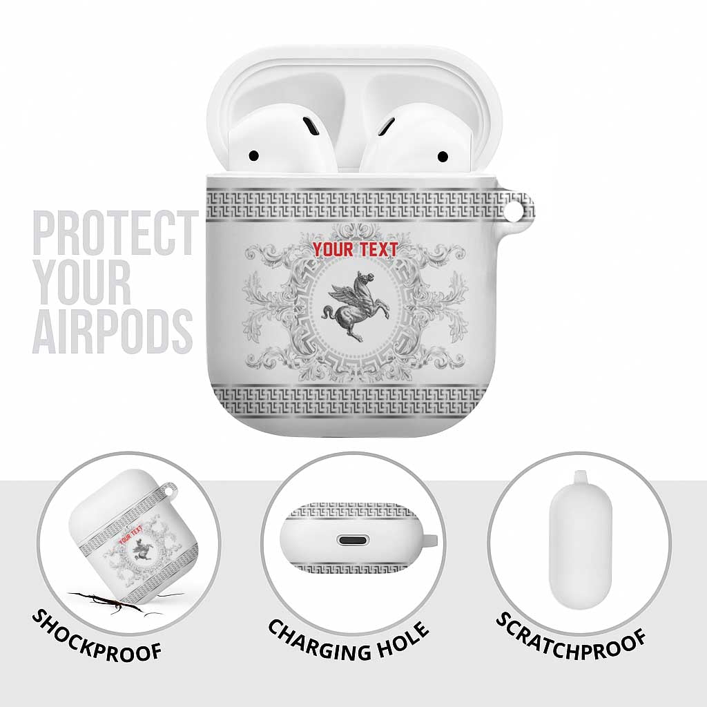 Personalized Italy Tuscany AirPods Case Baroque Motif