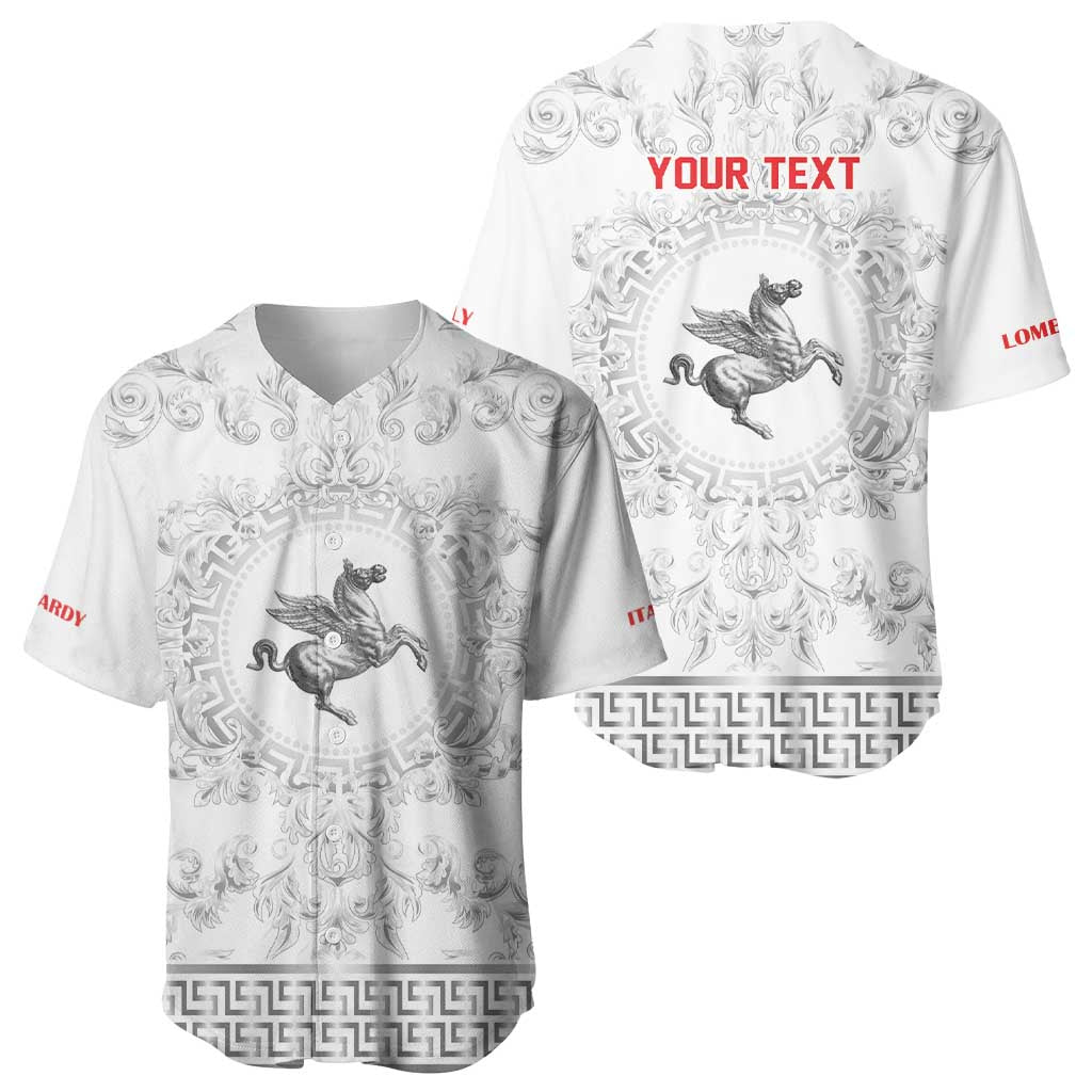 Personalized Italy Tuscany Baseball Jersey Baroque Motif