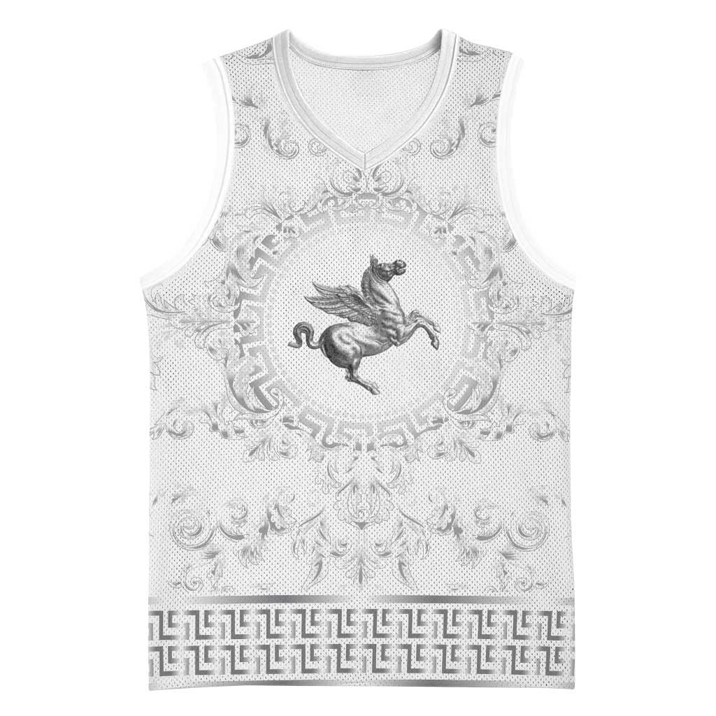 Personalized Italy Tuscany Basketball Jersey Baroque Motif