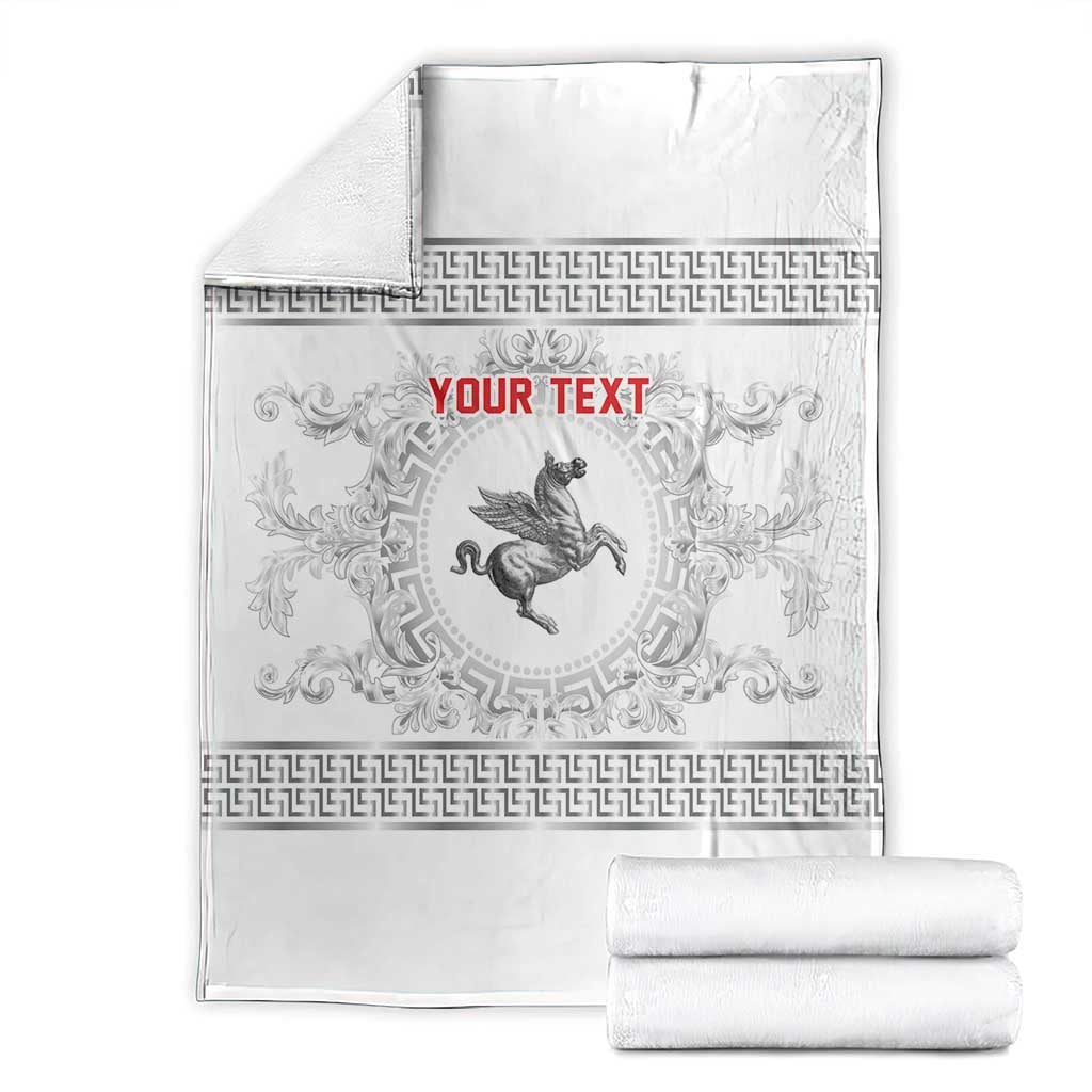 Personalized Italy Tuscany Blanket Baroque Motif