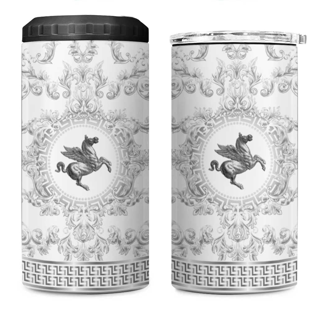 Personalized Italy Tuscany 4 in 1 Can Cooler Tumbler Baroque Motif
