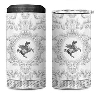 Personalized Italy Tuscany 4 in 1 Can Cooler Tumbler Baroque Motif