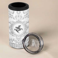 Personalized Italy Tuscany 4 in 1 Can Cooler Tumbler Baroque Motif