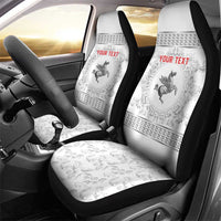 Personalized Italy Tuscany Car Seat Cover Baroque Motif