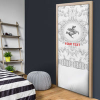 Personalized Italy Tuscany Door Cover Baroque Motif
