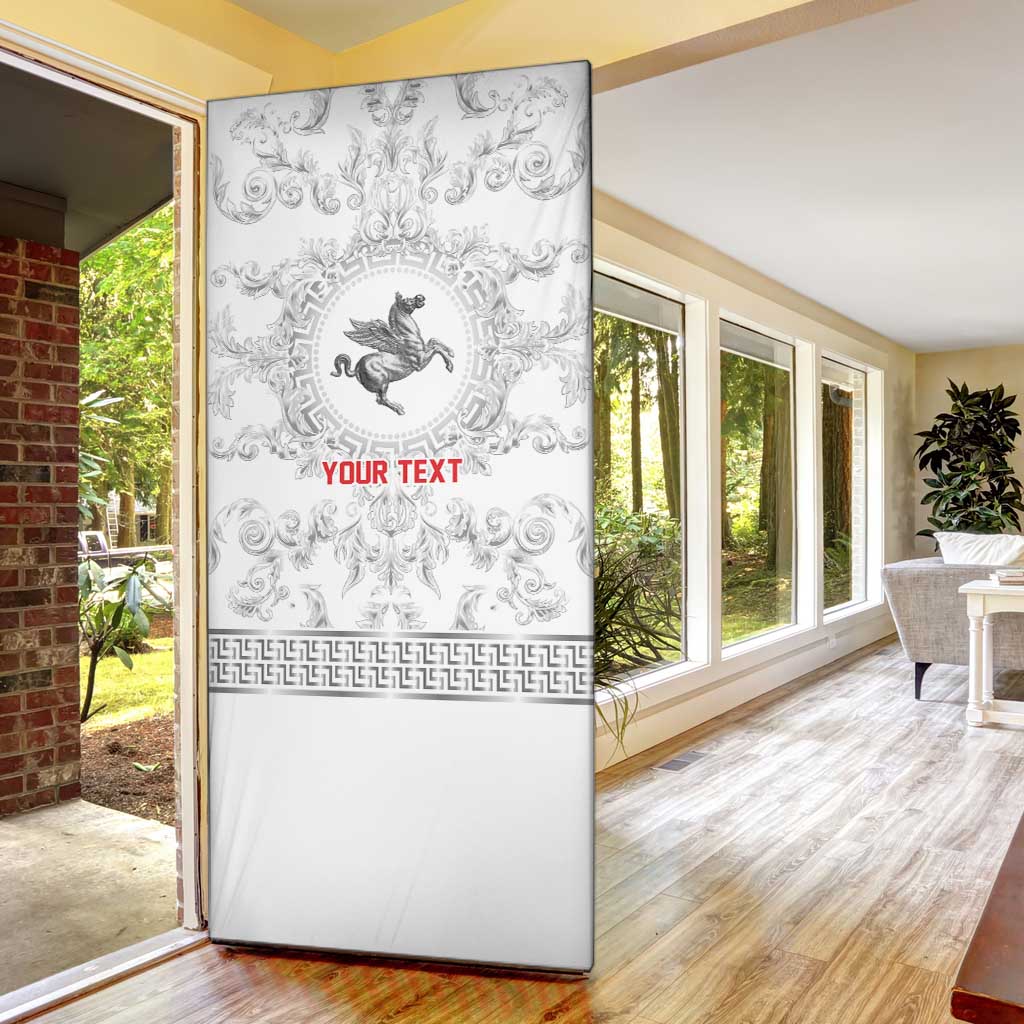 Personalized Italy Tuscany Door Cover Baroque Motif