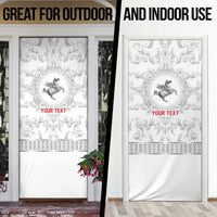 Personalized Italy Tuscany Door Cover Baroque Motif