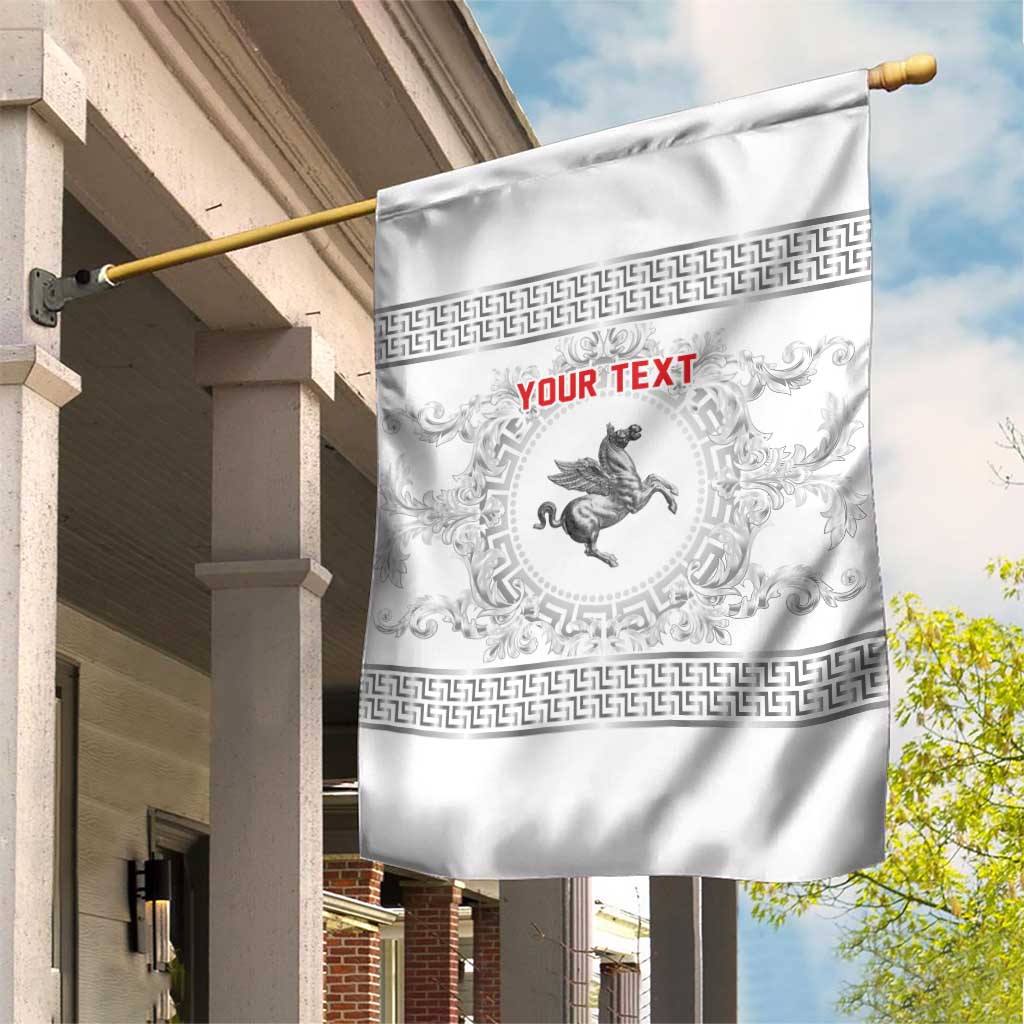 Personalized Italy Tuscany Garden Flag Baroque Motif