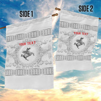 Personalized Italy Tuscany Garden Flag Baroque Motif