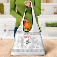 Personalized Italy Tuscany Grocery Bag Baroque Motif