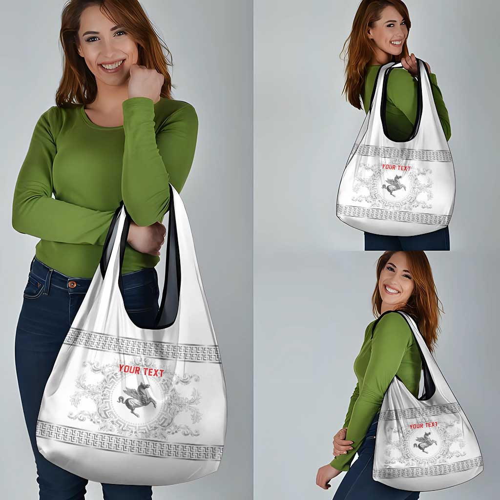 Personalized Italy Tuscany Grocery Bag Baroque Motif