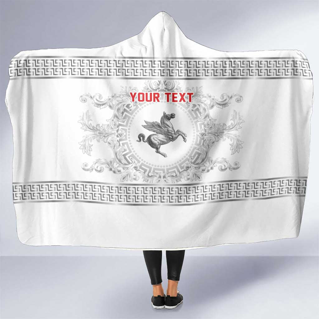 Personalized Italy Tuscany Hooded Blanket Baroque Motif