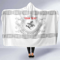 Personalized Italy Tuscany Hooded Blanket Baroque Motif