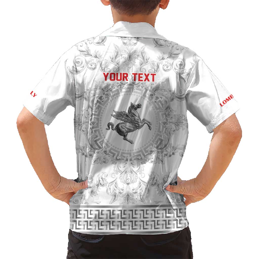 Personalized Italy Tuscany Kid Hawaiian Shirt Baroque Motif