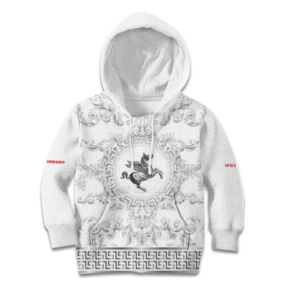 Personalized Italy Tuscany Kid Hoodie Baroque Motif
